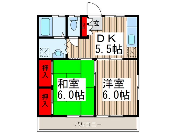 市川ビルの物件間取画像